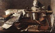 unknow artist Still-Life with Books Germany oil painting artist